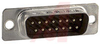 connector,d-subminiature,machined contact,screw termination,15 pin contact plug - 70144836 - Allied Electronics, Inc.