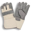 Side Leather Palms Gloves(1 Dozen) - 7550A - Wiper Master, Inc.
