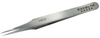 Tweezer - Straight/tapered - Miniature - micro fine tips (Length: 3.2; CTM: .0024 x .0008; Material: cobalt) - EXCELTA M-4-CO - R. S. Hughes Company, Inc.
