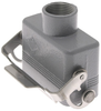 Standard, Rectangular Hood, size 49.16, Single Latch with gasket, Top PG13.5 cable entry - CZV-15LG - Mencom Corporation