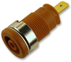 Socket, 4Mm, Safety, Brown, Mvl S; Gender Hirschmann Test And Measurement - 20T9422 - Newark, An Avnet Company