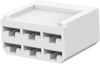 Rcpt Housing, 6Pos, Nylon 6/6, Natural; Product Range Te Connectivity - 38AC3321 - Newark, An Avnet Company