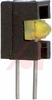 Indicator, LED;Yellow;0.5mcd;0.065In.;T-3/4;7mA;1.9V;583nm;5V;UL Listed - 70130311 - Allied Electronics, Inc.