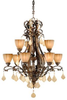 Large Chandeliers-Glass Shade - 92076 - Light Center (The)