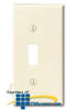 Leviton 1-Gang Toggle Device Switch Wallplate - PSE1-I - TelephoneStuff.com