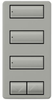 Master Control Switch - RKD-H3BSRL-GR-E - Lutron Electronics Co., Inc.