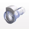 Coupling Body, In-Line Hose Barb, Straight Thru - MPC17004T03 - Qosina Corp.
