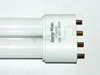 24 Watt, 4-Pin Neutral White Long Single Twin Tube CFL Bulb - B504526 - bulbs.com