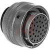 connector,metal circ,class e,str plug w/cable clamp,size 8,2#20 solder socket - 70143384 - Allied Electronics, Inc.