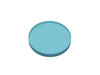 Bandpass Filter, Colored Glass, 25.4 mm, Blue Bandpass, BG.38 Glass -- FSR-BG38 - Image