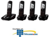 Panasonic Expandable DECT 6.0 Digital Cordless Telephone.. - KX-TG7434-B - TelephoneStuff.com