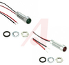 Indicator,Pnl-Mnt;LED;Yellow; 80 mcd ;5/16In;Radial Leaded;60deg;Chrome Plated B - 70213979 - Allied Electronics, Inc.