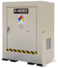 Justrite 495 gal Bone Hazardous Material Storage Cabinet - 78 in Width - 83 in Height - Floor Standing - 697841-15853 - 697841-15853 - R. S. Hughes Company, Inc.