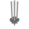 Headers, Male Pins - 612-HTSW-102-15-T-D-ND - DigiKey