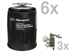 Vibration Isolator Set, Six 28 in. S-2000A Pneumatic Isolators - S-2000A-628 - Newport MKS