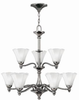 4378PL Mid. Chandeliers-Glass Up - 405094 - Capital Lighting, Inc.