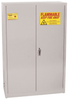 Eagle 1947 45 gal Gray Steel 18 Non-Stackable Cabinet - 18 in Overall Length - 43 in Width - 65 in Height - Lockable - EAGLE 1947-4GRAY - EAGLE 1947-4GRAY - R. S. Hughes Company, Inc.