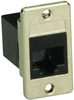 Cat6 Modular Coupler, Panel Mount, Rj45, Black; In Line Connector A Black Box - 50M1163 - Newark, An Avnet Company