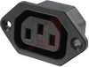 AC RECEPTACLE, POWER OUTLET, SOLDER TAB - 70133396 - Allied Electronics, Inc.