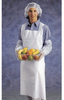 Ansell 56-210 White Polyethylene Disposable General Purpose & Work Apron - 28 in Width - 46 in Length - 076490-950131 -- 076490-950131 - Image