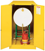 Justrite Sure-Grip EX 55 gal Yellow Hazardous Material Storage Cabinet - 30 in Width - 50 in Height - 697841-11517 - 697841-11517 - R. S. Hughes Company, Inc.