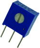 Trimmer Potentiometer, 20Kohm 1Turn Through Hole; Trimpot Type Bourns - 62J2331 - Newark, An Avnet Company