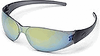 Crews Checkmate Safety Glasses with Rainbow Mirror Lens -- CK118