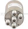 SP4T NO DC to 10 GHz Electro-Mechanical Relay Switch, Indicators, TTL, Diodes, 50W, 28V, N -- FMSW6185 - Image