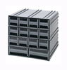 Interlocking Cabinet, 14Drawer, Gry; No. Of Drawers Quantum Storage - 44AC5979 - Newark, An Avnet Company