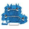Double-deck terminal block - Through terminal block -- 2202-2204 - Image