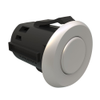 Point Coat Hook, Snap-in, Oval In-line Satin Flange, Satin Hook - MP-07-123-22-0 - Southco