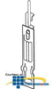 Erico Drop Wire/Rod Securing Clip - EC311XZ34 - TelephoneStuff.com