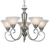 1395 PW Mid. Chandeliers-Glass Up - 733870 - Capital Lighting, Inc.