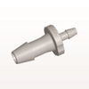 Straight Reducer Connector, Barbed, Natural - HSR63 - Qosina Corp.