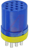 connector comp,insert only,size 20,blueinsul,14 #16 solder cup socket contact - 70141371 - Allied Electronics, Inc.