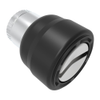 Captive Screw, 6-32 Thread, P.C. Board, Slotted Recess, Smooth Black Knob - 47-65-201-75 - Southco