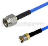SMA Male to Smooth Bore SMP Male Bulkhead Cable FM-F086 Coax in 12 Inch - FMC0233085-12 - Fairview Microwave Inc.