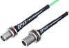 N Female Bulkhead to TNC Female Bulkhead Low Loss Cable 12 Inch Length Using PE-P160LL Coax - PE3C5272-12 - Pasternack