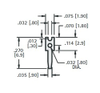 Slotted Type THM Test Point - 1031 - Keystone Electronics Corp.