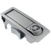 Compression Latch, Lever Latch, Tool Locking, 7 mm Square, 1-5mm Panel, 1-24mm Grip, Not Sealed, Zinc Alloy, Chrome Plated, Textured - C2-32-111-3 - Southco