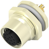 Sensor Conn, 12Pos, Rcpt, M12, Panel Rohs Compliant Te Connectivity - 54AH1648 - Newark, An Avnet Company
