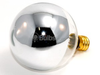 25 Watt, 120 Volt G16 Half-Mirror Globe Bulb - B712312 - bulbs.com