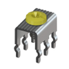 Horizontal Screw Terminal w/Yellow Screw-Assembled - 8199-7 - Keystone Electronics Corp.