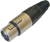 XLR 6 Pin Cable Mt(f) Neutrik Connector - CA-NC6FX - Visual Sound, Inc.