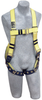 DBI-SALA Delta Yellow XL Vest-Style Body Harness - Polyurethane Coated Polyester Webbing - 840779-00984 - 840779-00984 - R. S. Hughes Company, Inc.