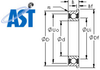 Ball and Roller Bearings -- F63800-2RS - Image