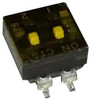 Dip Switch, Spst, 0.1A, 50Vdc, 2 Pos/smd Rohs Compliant Cts - 60AJ4822 - Newark, An Avnet Company