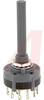 Switch, Rotary, Solder TerminalS, 2.5A@125VAC; 350MA@250VDC, 3P, 4 PositionS -- 70128607
