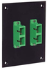 Universal Sub-Panel, 2 Duplex APC SC Coupler -- REF00058 - Image
