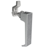 Compression Latch, Lift & Turn, Heavy Duty, Handle Style, No Restriction, Non-Locking, Zinc Alloy, Chrome Plated, Brushed - 62-10-503-10 - Southco